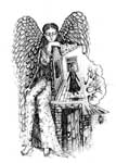 Ангел с домом в обнимку